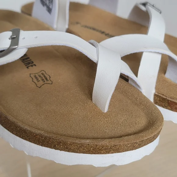 Cushionaire Luna Cork Footbed Women's Slip-On Slides Strap Sandals Sz 7.5M - Picture 14 of 16